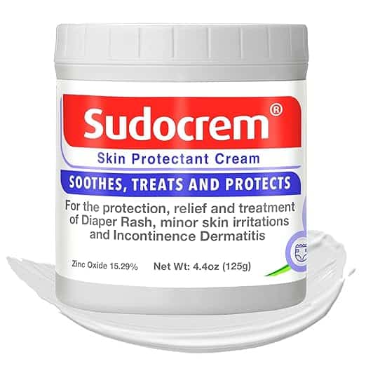 英國Sudocrem萬用疹尿布膏，是美國醫院兒科醫生推薦的品牌，有些台灣的護理師也推薦，深受好評。